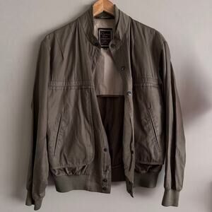 Christian Dior Monsieur Sport 38R Brown Full Zip Bomber Jacket Vintage